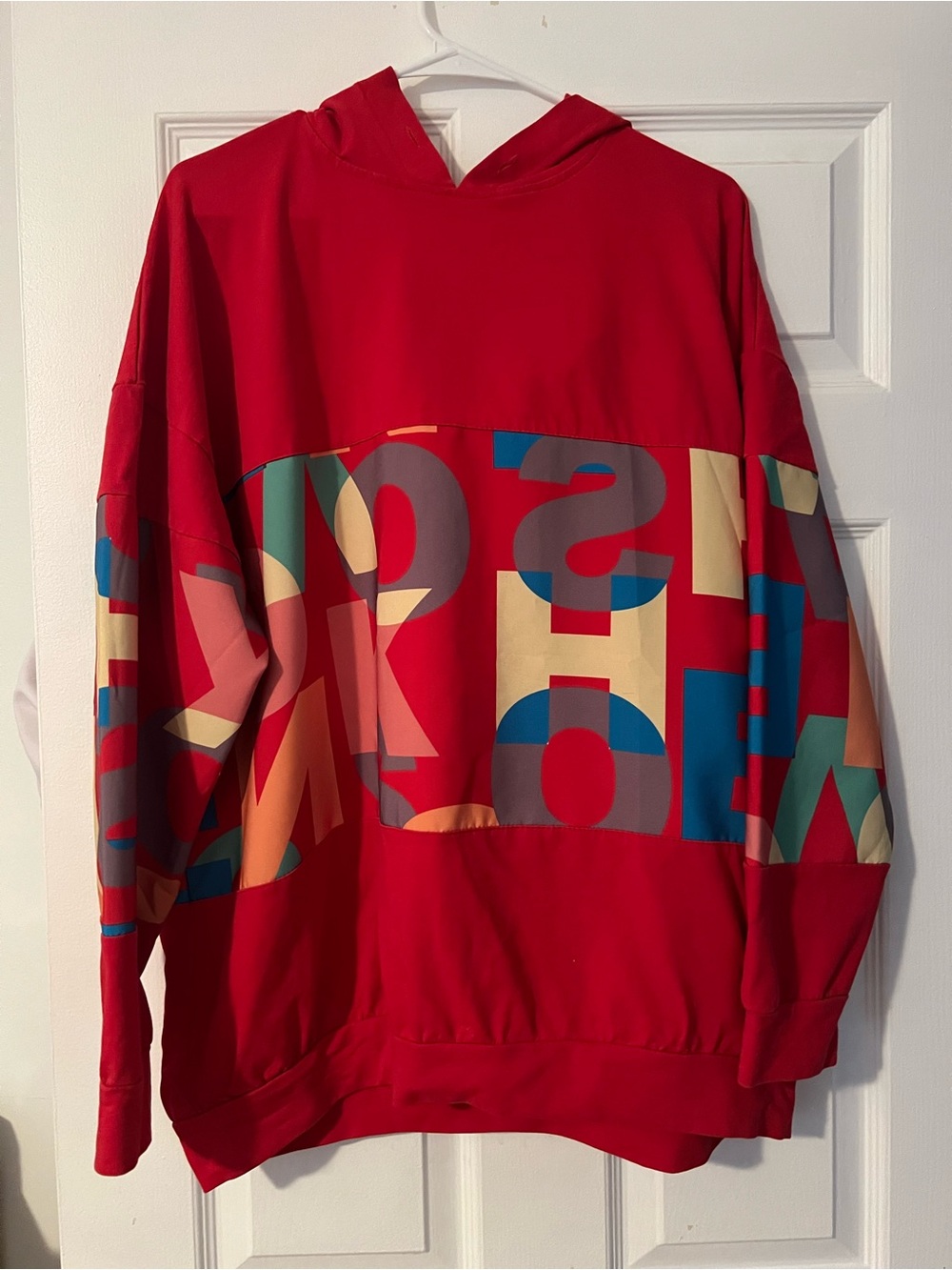 Moskalla red Graphic Hoodie Sweatshirt - Men
